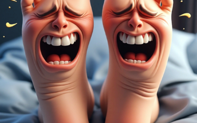 Masaje terapéutico para aliviar el dolor causado por zapatos apretados